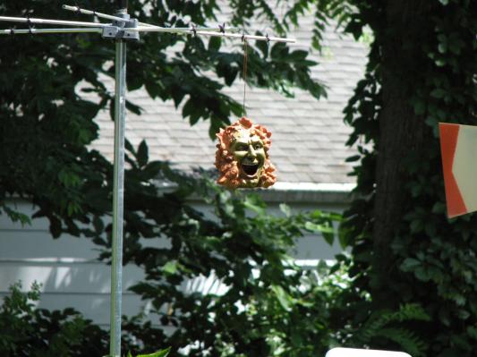 Unique Birdhouse: Laughing Greenman - Design Toscano