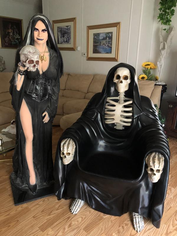 Seat of death grim reaper throne armchair new arrivals