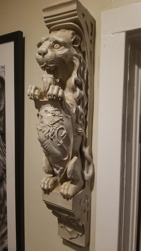 Set of Two EU931578 Design Toscano Manor Lion Wall Sculpture