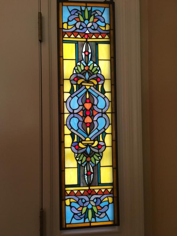 Tiffany-Style Stained Glass Window - Blackstone Hall - Design Toscano