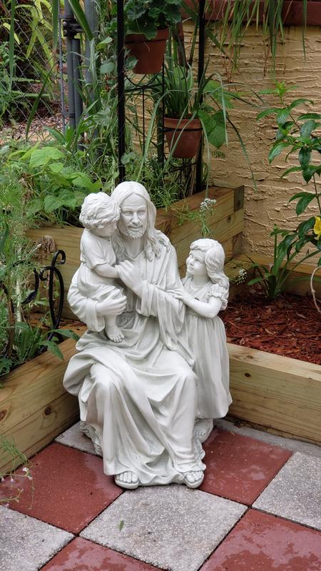 Design Toscano Jesus The Good Shepherd Garden Statue & Reviews