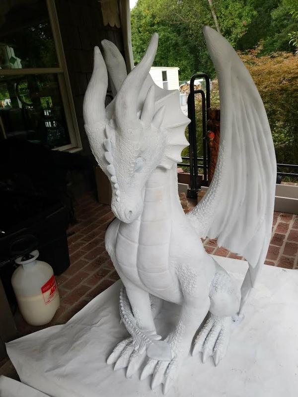 Dropship Outdoor Garden Big Squatting Dragon Sculpture Dragon