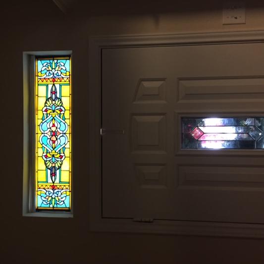 Tiffany-Style Stained Glass Window - Blackstone Hall - Design Toscano