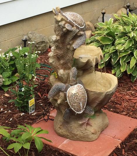 Design Toscano Staggered Rock Canyon Cascading Garden Outdoor Fountain —  FountainsUSA