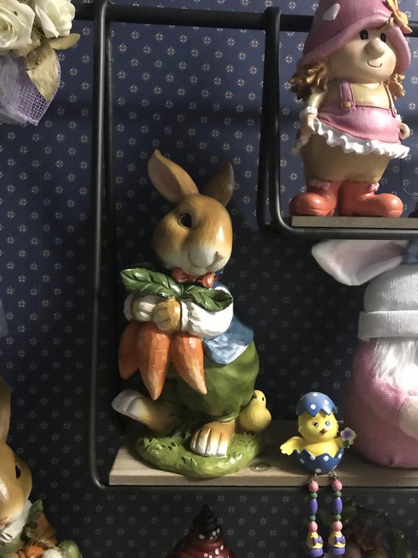 Bunny Hop Lane Mother and Father Rabbit Statues: Father