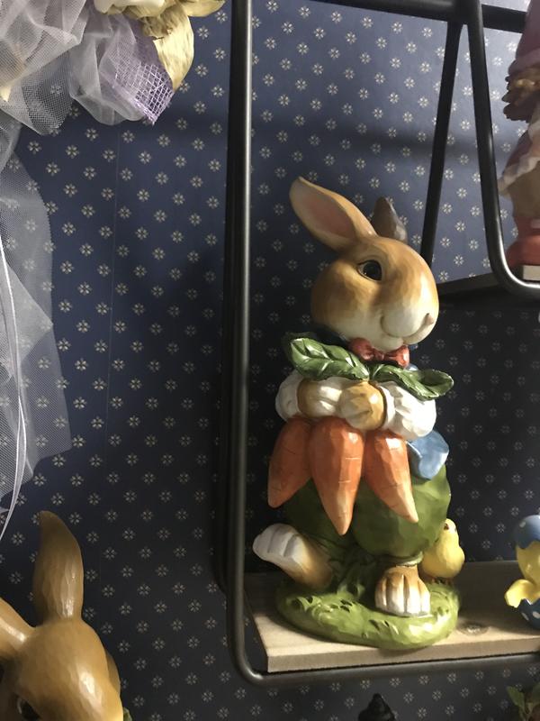 Bunny Hop Lane Mother and Father Rabbit Statues: Father