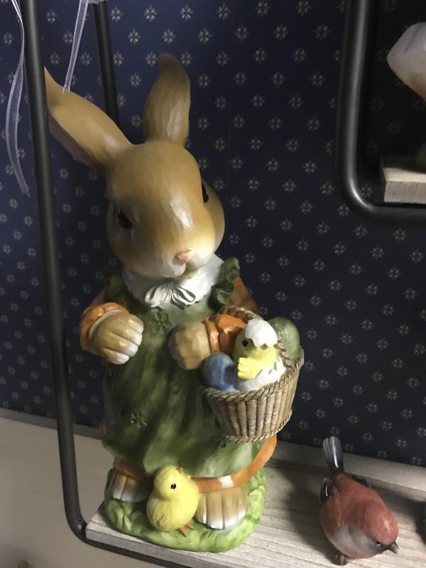 Bunny Hop Lane Mother and Father Rabbit Statues: Father