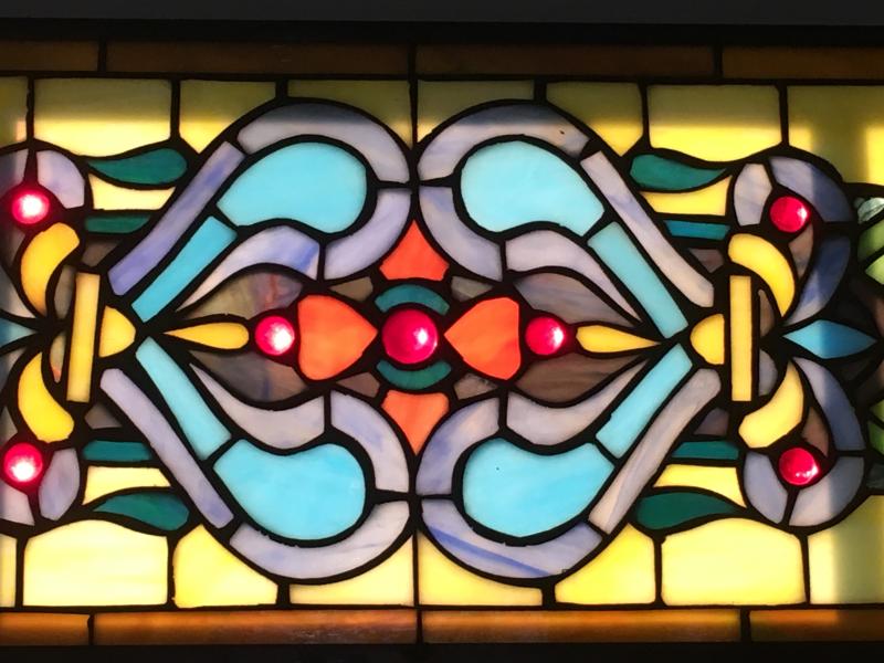 Tiffany-Style Stained Glass Window - Blackstone Hall - Design Toscano