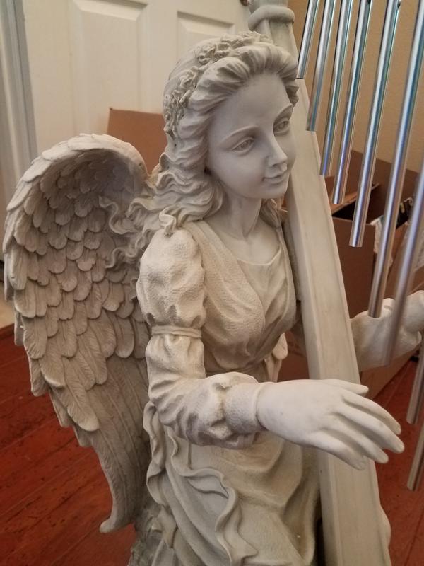 Music from Heaven Angel Statue: Small - KY47015 - Design Toscano