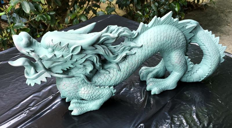 Design Toscano Dragon of the Great Wall Statue: Medium