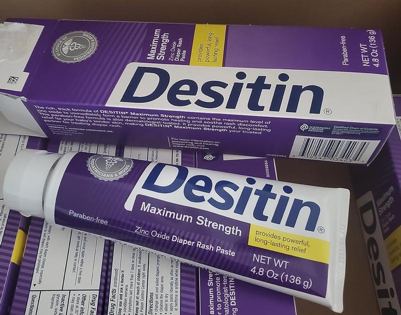 Desitin Maximum Strength Baby Diaper Rash Cream with 40% Zinc