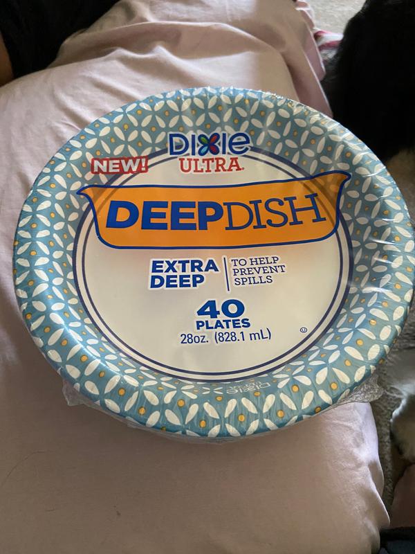 Dixie Ultra 9-9/16 Extra Deep Dish Paper Plate, 80 ct.