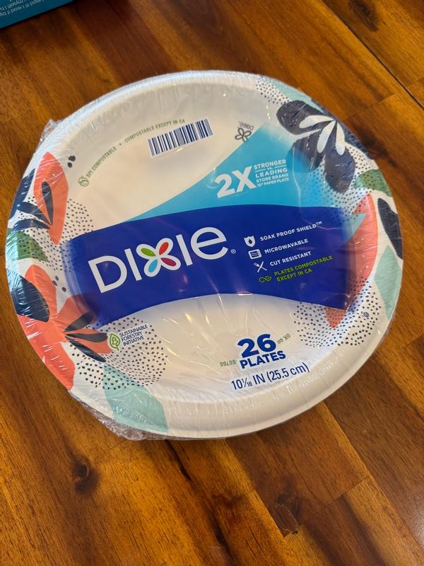 Everyday Paper Small Paper Plates Walmart Dixie Everyday In