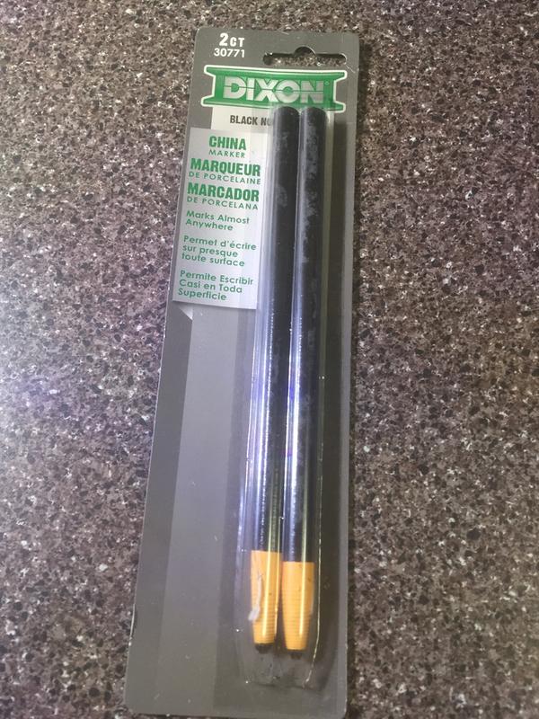 1 x Green China Marker - Peel Off Chinagraph Pencil - Dixon - Buy 3, Pay  for 2