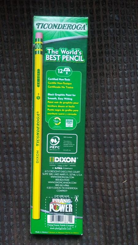 Ticonderoga Pencils, #3 Lead, Hard, Pack of 12