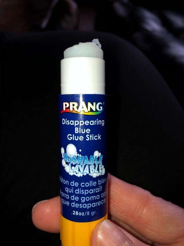 Disappearing Blue Washable Glue Stick - Prang