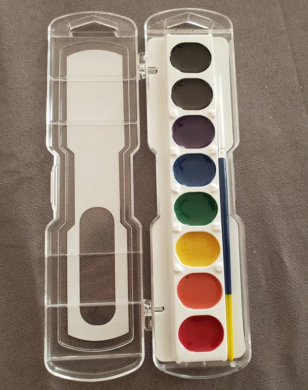 Prang Oval Pan Watercolors Set Refill Tray, Assorted Colors, 1 Count (Pack  of 3)