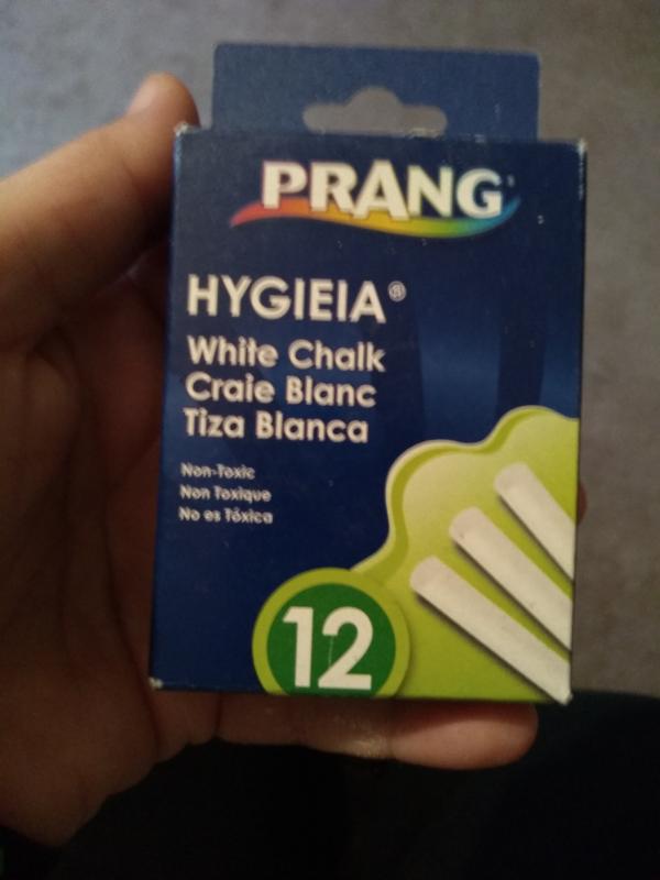Prang Hygieia Dustless Chalk White Box Of 12 - Office Depot