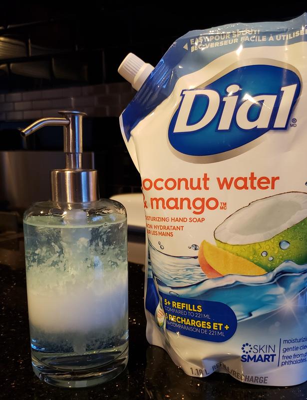 Dial Liquid Hand Soap Refill Coconut Water Mango 52 fl oz Meijer