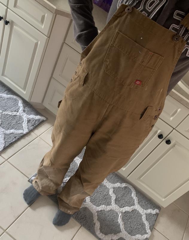 Women's Straight Fit Duck Double Front Bib Overalls - Dickies Canada