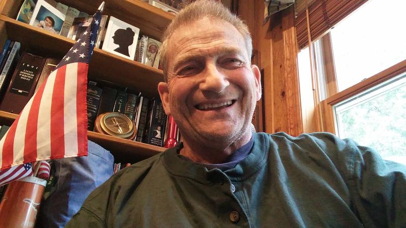 Here I'm sitting and relaxing in my office wearing my Dickies long sleeved Henley.