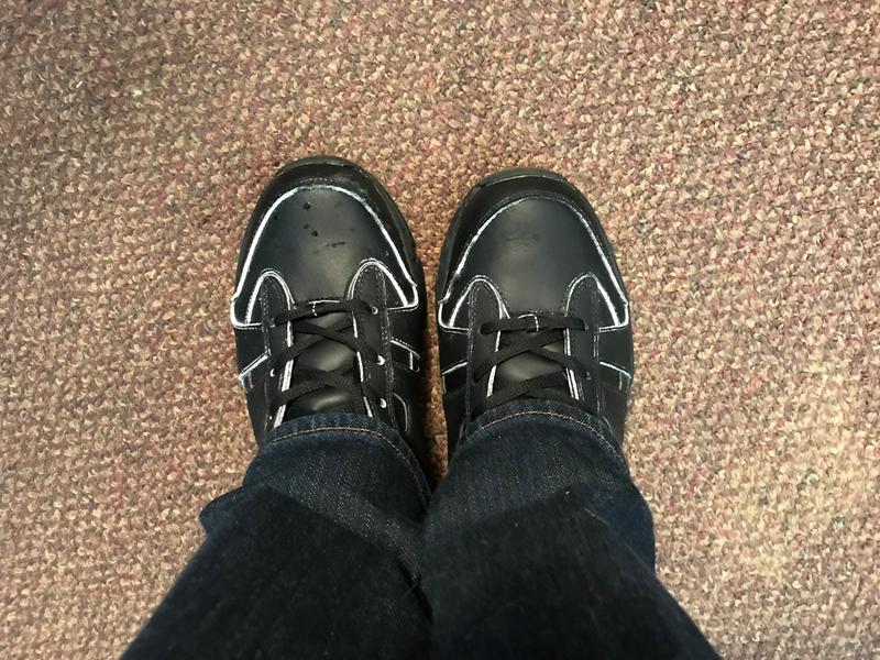 new shoes after wearing in rain