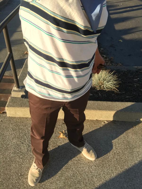 Classic brown slim straight