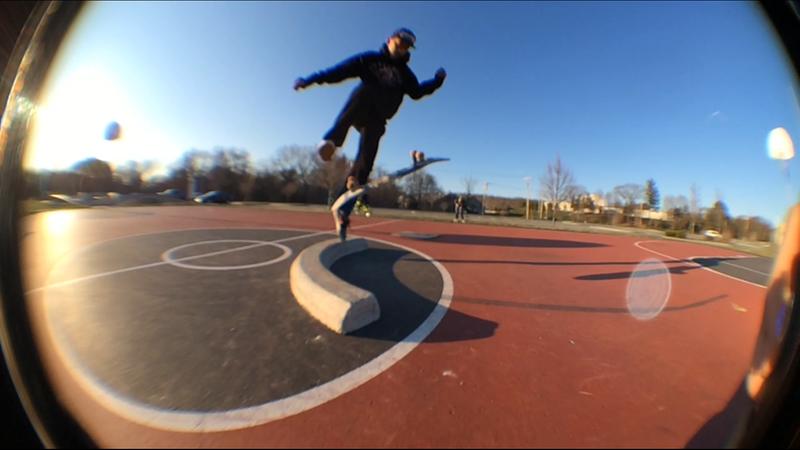 No comply flip in dem pantalones