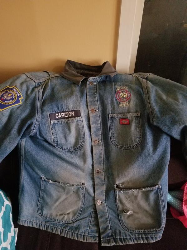 fire department chore coat