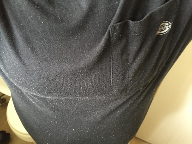 The whole shirt is pilling