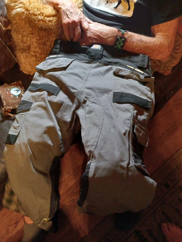 He's too tired to put them on but trust me they are sexy and tough