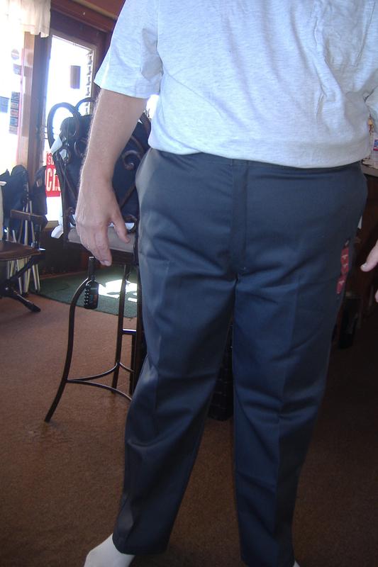 dickies 874 pants size chart