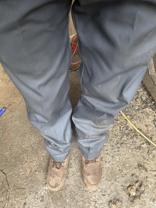 Slim Straight Work Pants