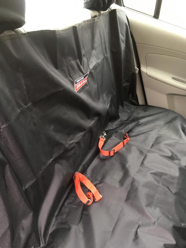 Dickies Aqua Block 1pc Seat Cover Black