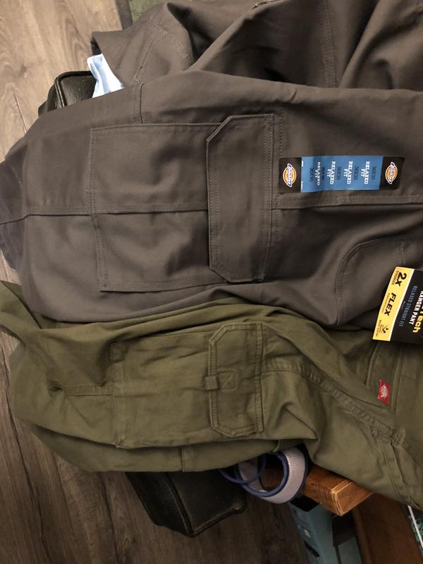 side pocket of this item compared to side pocket of the men model: DuraTech Ranger Duck Cargo Pants
