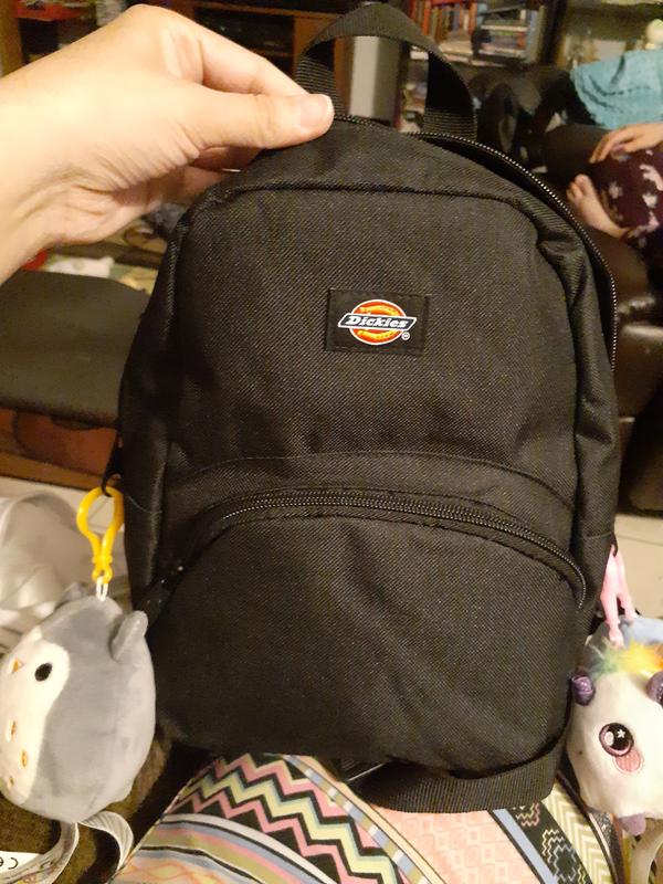 dickies black corduroy mini backpack