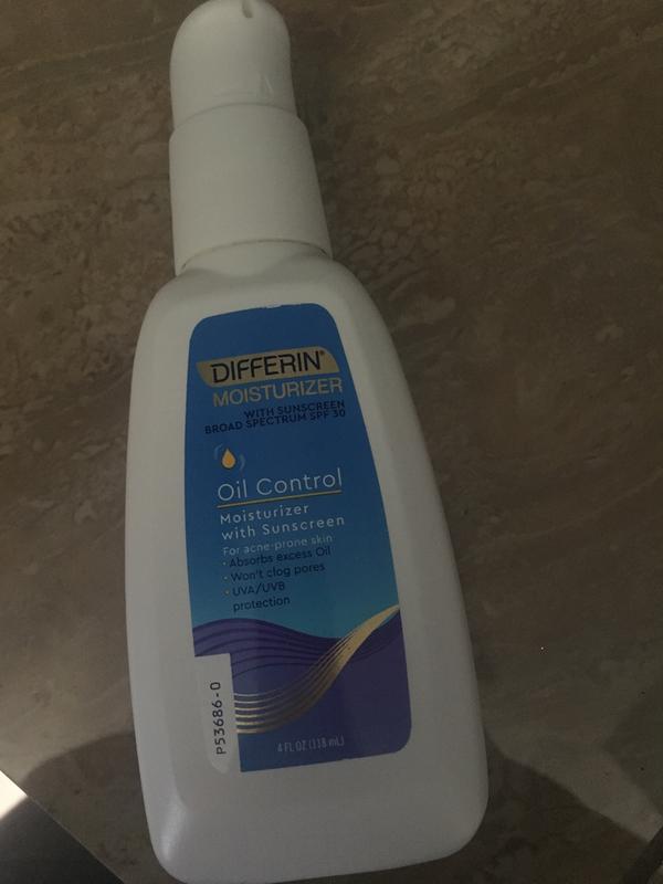 differin oil absorbing moisturizer with spf