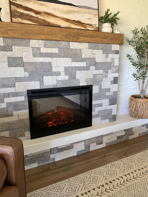 Dimplex 33-in Black Electric Fireplace Insert in the Electric Fireplace  Inserts department at Lowes.com