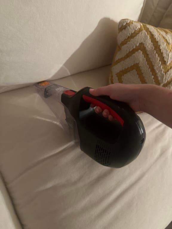 Easy to get in small spaces like cushions!