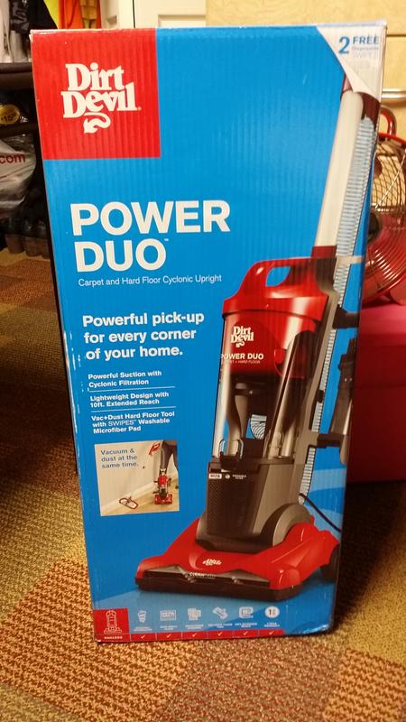 Dirt Devil Power Duo Carpet And Hard Floor Cyclonic Upright