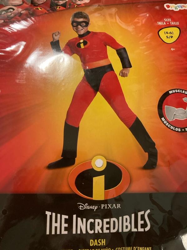 Superman costume disguise boy official DC Comics (Size 10-12 years) with padded muscles