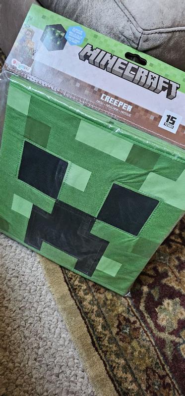 Disguise Minecraft Anniversary Creeper Block Head Mask at Lowes.com
