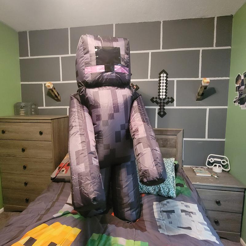 Disguise Minecraft Kid's Inflatable Enderman Costume Minecraft Costumes ...