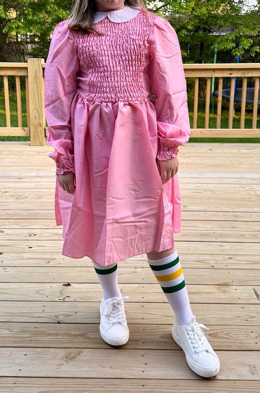 pink 11 dress Amazon.com: Disguise Eleven Pink Dress Costume for Kids, Official Stranger  Things Costume Outfit, Child Size Medium (8+) : Clothing, Shoes & Jewelry