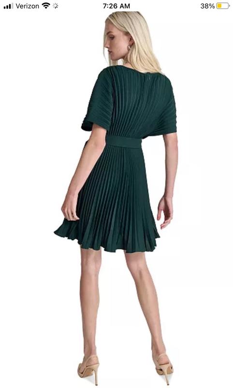 DKNY Women's Sunburst Pleated Fit & Flare Dress - Macy's