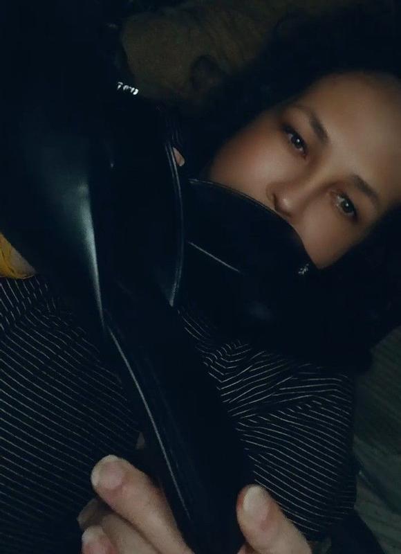 Customer photo for "DKNY Women's Nabil Mule Kitten Heel Pumps"