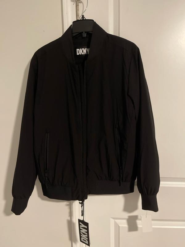 DKNY ジャケット DKNY Men's Stretch Zip-Front Zip-Pocket Bomber Jacket - Macy's