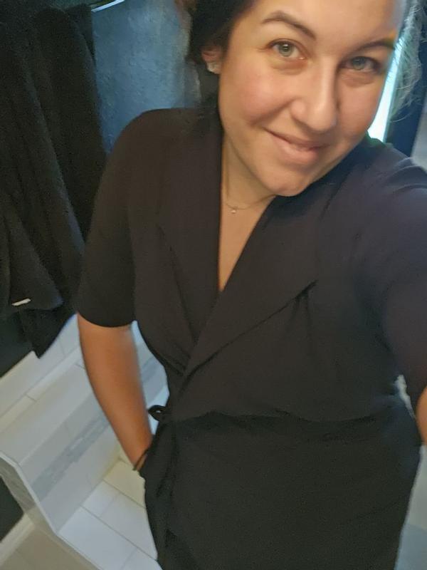 Customer photo for "Great lightweight work dress"