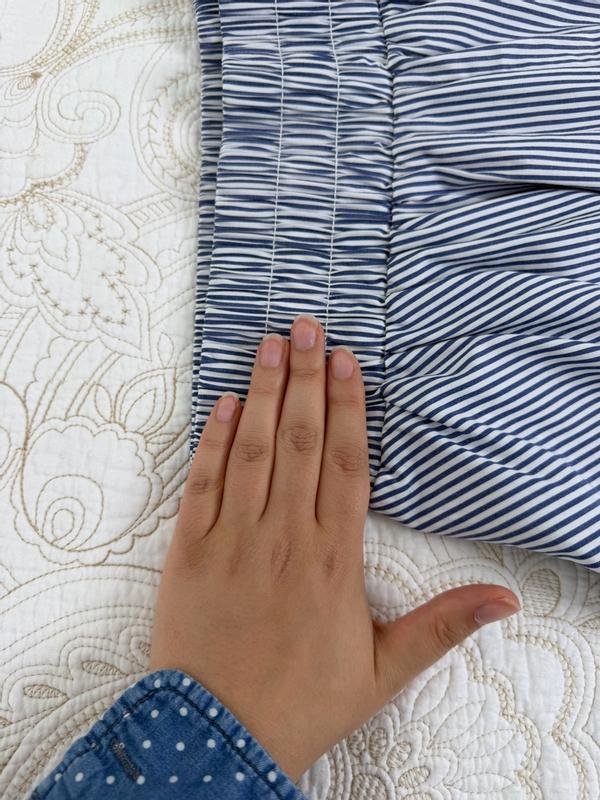Customer photo for "Lightweight, breathabl, beautifully draped, doesn’t cling to legs , feels really comfortable"