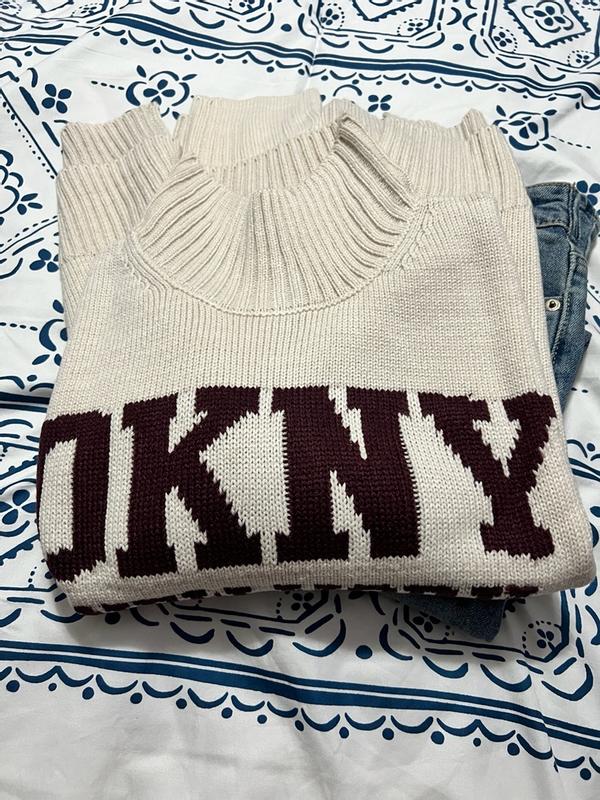 Women's Intarsia Logo Turtleneck Sweater